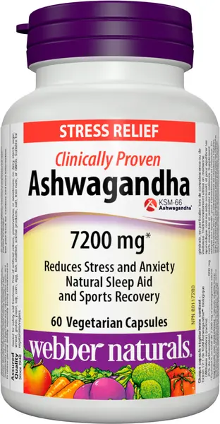 Ashwagandha, 600 mg, 60 capsule, Webber Naturals