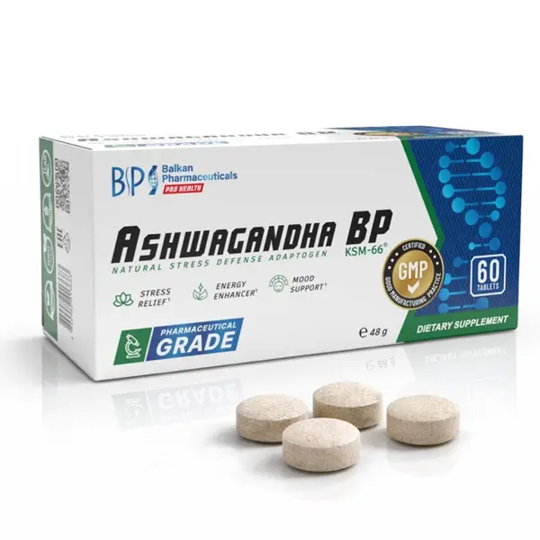 Ashwagandha, Supliment Antistres și Relaxare, 60 Caps
