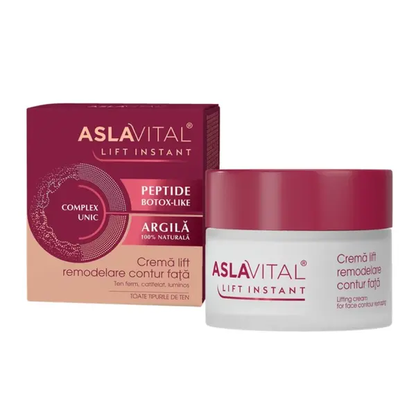 Aslavital Lift Instant Crema remodelare contur fata 50 ml