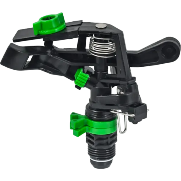 Aspersor Cu Impact Din Plastic Cu Fe, Dimensiune 1/2" , Presiune 2-4 Bari, Debit Maxim 0,45-1,18 M3/h