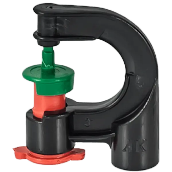 Aspersor Microirigare Diametru Irigare 3.5 M, Raza De Actiune 180 Grd, Debit Maxim 90 L/h, Presiune 2 Bar,Verde