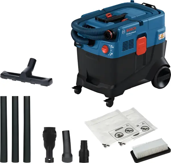 Aspirator Bosch - GAS 400 A, 1200 W, pentru curățare uscată și umedă