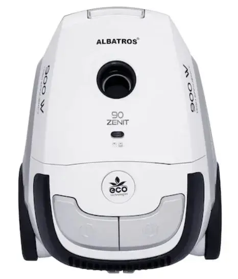 Aspirator cu sac Albatros ZENIT 90 ECO, 900 W, 2 L (Alb/Negru)