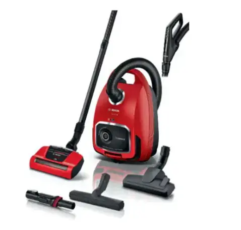 Aspirator cu sac Bosch ProAnimal BGL6PET1, 4 L, 700 W (Negru/Rosu)