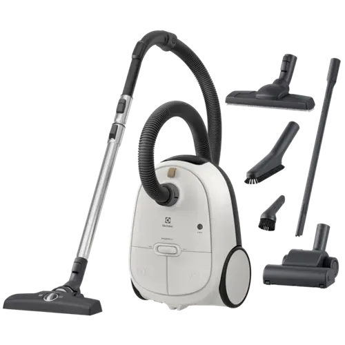 Aspirator cu sac Electrolux Hygienic 600 EB61H6SW, 850W, capacitate sac 3.5L, nivel de zgomot 73 dB (Alb)