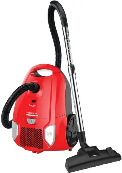 Aspirator cu sac Heinner HVC-MRD1400, 700W, 3L (Rosu)