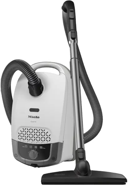 Aspirator cu sac Miele - Guard S1 Parquet Flex, AirClean, Brillant White