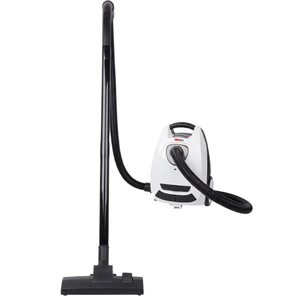 Aspirator cu sac Vision Clean VWS750W01, 750W, 4l, Motor fara perii, Indicator umplere sac, Alb