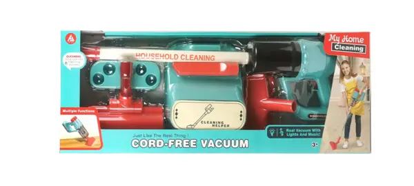 Aspirator de jucarie vertical pentru copii - model multicolor