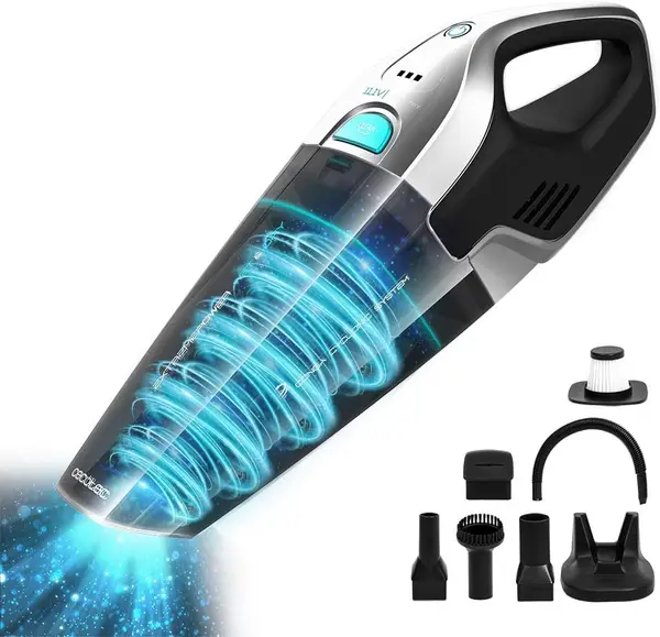 aspirator de mana cecotec conga immortal extremesuction, 75w, 5.5 kpal, baterie li-ion 11.1 v, 2200 mah, autonomie 20 min