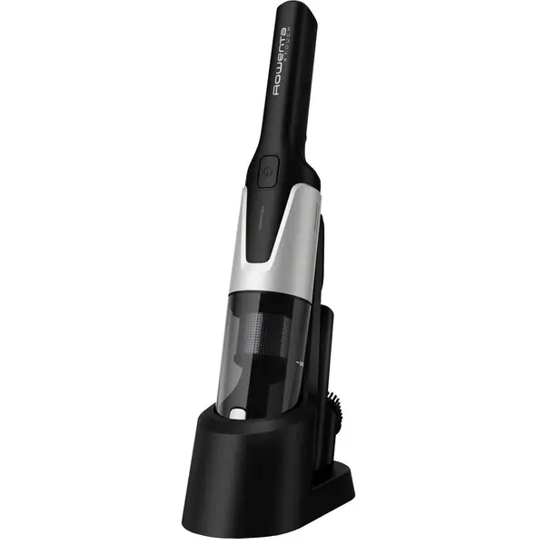 Aspirator de mana Rowenta X-Touch AC9736WO, autonomie 10 min, 2 accesorii, recipient 200 ml, gri & alb