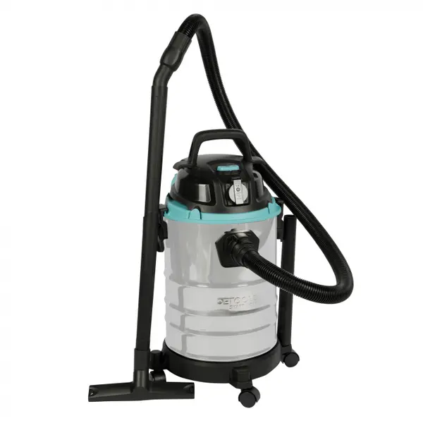 Aspirator Detoolz DZ-CI105, 1250W, Aspirare uscata umeda, 25L, Inox