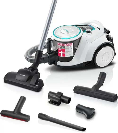 Aspirator fara sac Bosch Seria 6 BGC41XHYG, 700 W, 2.4 L (Alb)