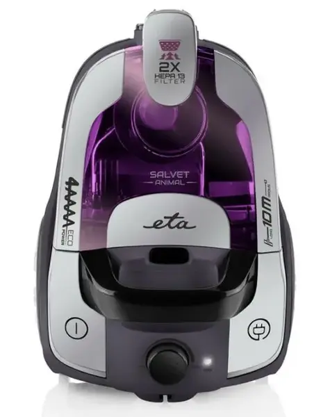 Aspirator fara sac ETA ETA151390000, 700 W, 2.2 L (Argintiu/Mov)