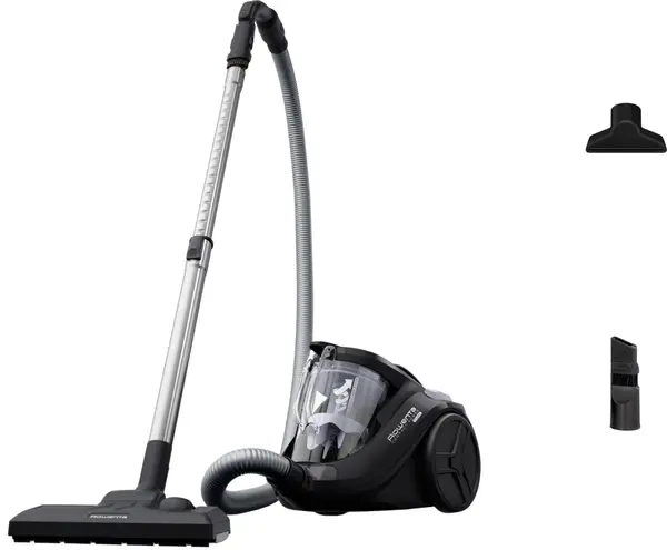Aspirator fără sac Rowenta - Compact Power Cyclon, negru