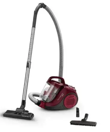 Aspirator fara sac Rowenta Swift Power Cyclonic RO2933EA, 750 W, 1.2 L (Negru/Visiniu)