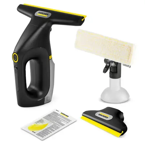Aspirator geamuri Karcher WV 3 Comfort Black, rezervor XXL, alimentare cu acumulator, capacitate 200 ml (Negru)