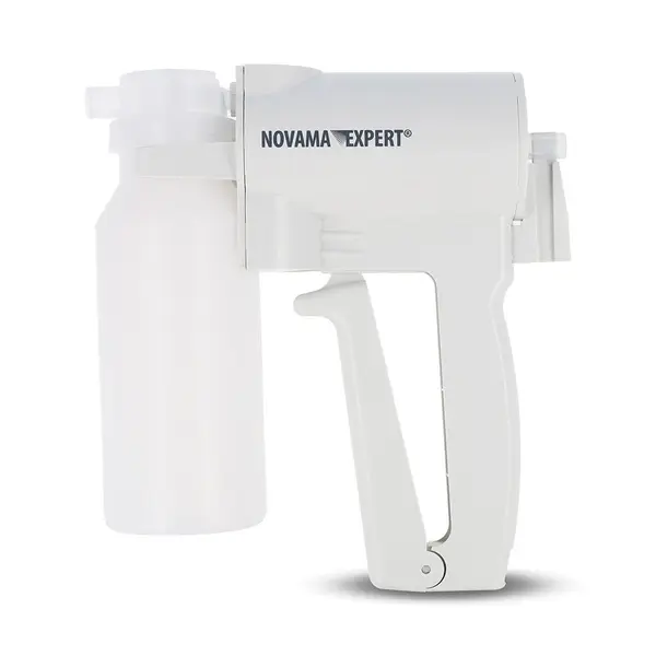 Aspirator medical manual tip pistol Novama Expert MSUX 7B-1, portabil cu 3 tuburi de aspiratie diferite, 200 ml, fara alimentare cu husa inclusa