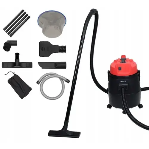 Aspirator multifunctional YATO YT-85720, 1400W, 30L, IP44, set complet (Negru/Rosu)