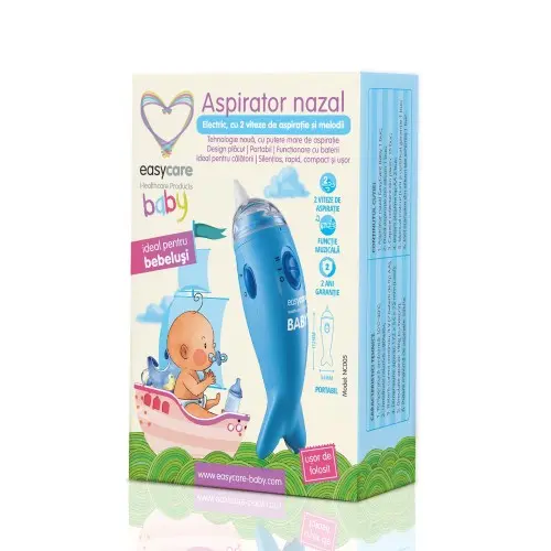 Aspirator nazal electric Easycare baby cu 2 viteze si melodii Zephyr Labs