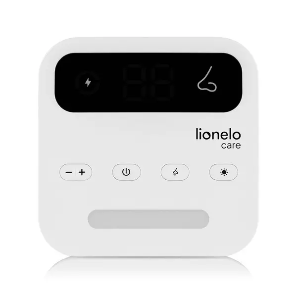 Aspirator nazal electric Lionelo Babyair Flow Alb, multifunctional, 9 trepte de aspirare, functionare wireless, silentios