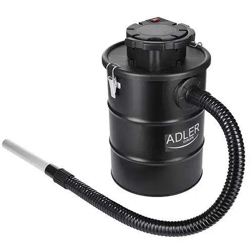 Aspirator pentru cenusa Adler AD 7040, 1000W, 18 l, Filtru Hepa, Tija de aluminiu de 20 cm (Negru)