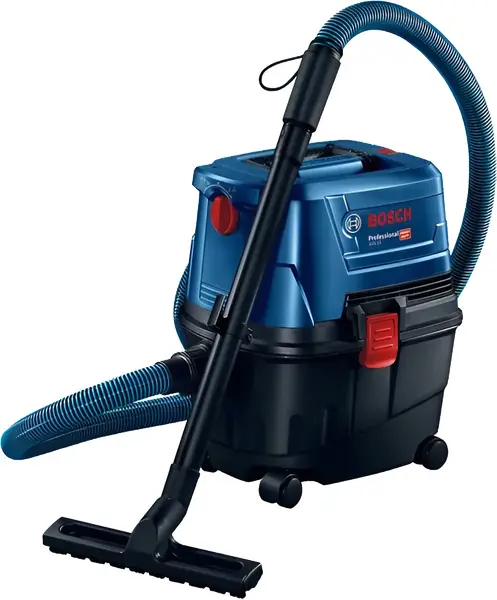Aspirator profesional pentru curățare uscată și umedă Bosch - GAS 15, 1100 W