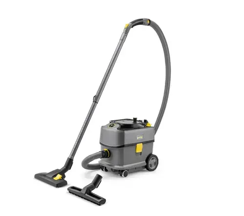 Aspirator profesional uscat Karcher T 10/1 Adv, 185 mbar, 18 kPa, Container 10 L, Cablu 12 m (Gri)