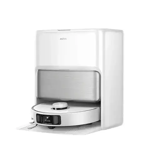Aspirator robot cu mop MOVA P70 Pro Ultra RLP54HE-WH, 30.000 Pa, Autonomie 160 minute, MaxiReach Edge, Statie inteligenta, 5200 mAh (Alb)