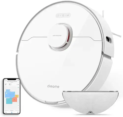 Aspirator robot Dreame L10 Pro, 0.57 L, 4000 Pa, Autonomie 150 min, Wi-fi, 46 W (Alb)