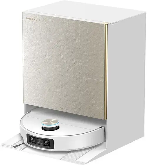 Aspirator robot Dreame X60 Ultra, 35.000 Pa, Autonomie 145 minute, Recipient praf 220 ml, Rezervor apa 80 ml, Auto-curatare, OmniSight, Navigatie VersaLift (Alb)