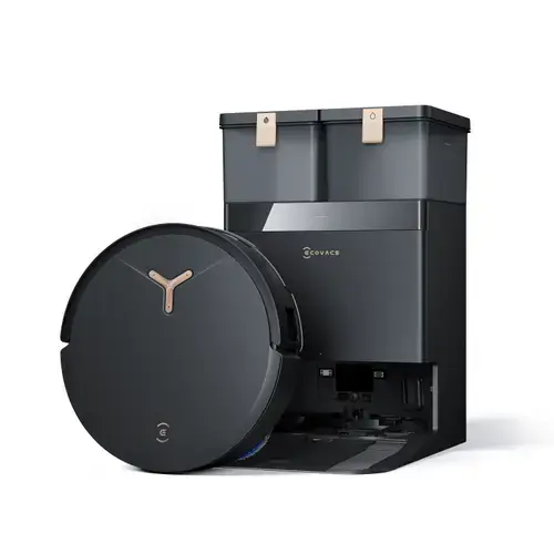 Aspirator robot Ecovacs DEEBOT T50 MAX PRO OMNI BK, 15000 Pa, TruEdge 2.0, OZMO Turbo, 1650 W, Wi-Fi, Bluetooth (Negru)