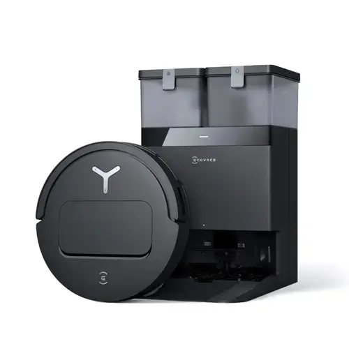 Aspirator robot ECOVACS T50 OMNI Gen 2, Autonomie maxima 225 minute, Control vocal si aplicatie, 21000Pa, Recipient praf 260 ml, Rezervor apa 55 ml, Wi-Fi (Negru)