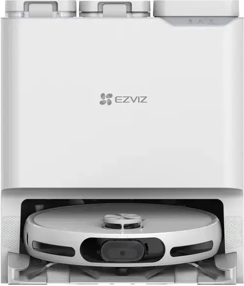 Aspirator robot EZVIZ RS20 Pro, Autonomie 220 minute, Rezervor 0.35 l, 65 W, Functie mop, Wi-Fi, Control vocal (Alb)