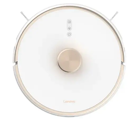 Aspirator robot LENOVO T1S, 0.4 L, Autonomie max 150 min, Wi-Fi, Functie mop (Alb/Auriu)