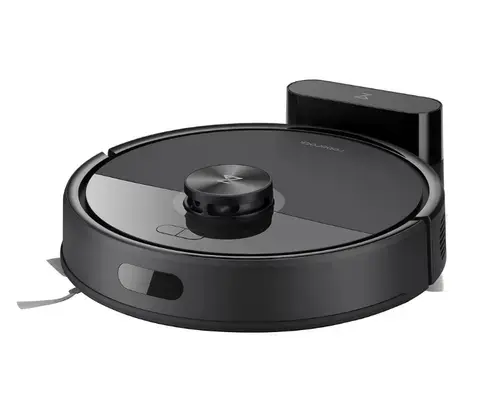 Aspirator robot Roborock Q7 TF Q7TF52-00, 10.000 Pa, 5.200 mAh, Autonomie 180 min, navigatie LiDAR, recipient praf 400 ml, sistem dublu anti-incurcare, nivel reglare flux de apa (Negru)