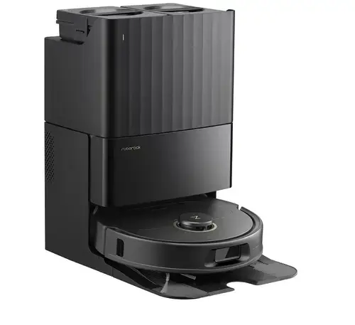 Aspirator robot Roborock QREVO 5AE QRSP52-00, 12000 Pa, 0.33 l, Autonomie 180 minute, 60 W, Nvagare LDS, FlexiArm Mop (Negru)