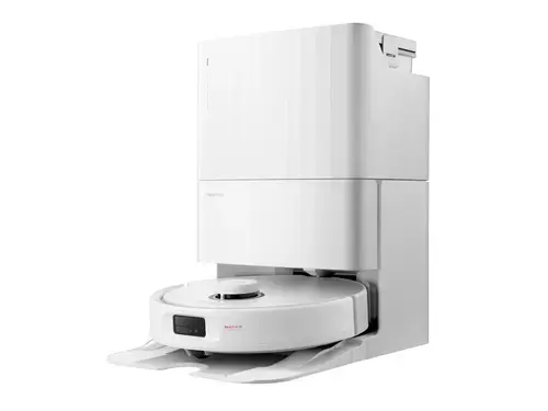 Aspirator robot ROBOROCK QRevo MaxV, 0.33 l, 14.4V, Autonomie max 180 min, Functie mop (Alb)