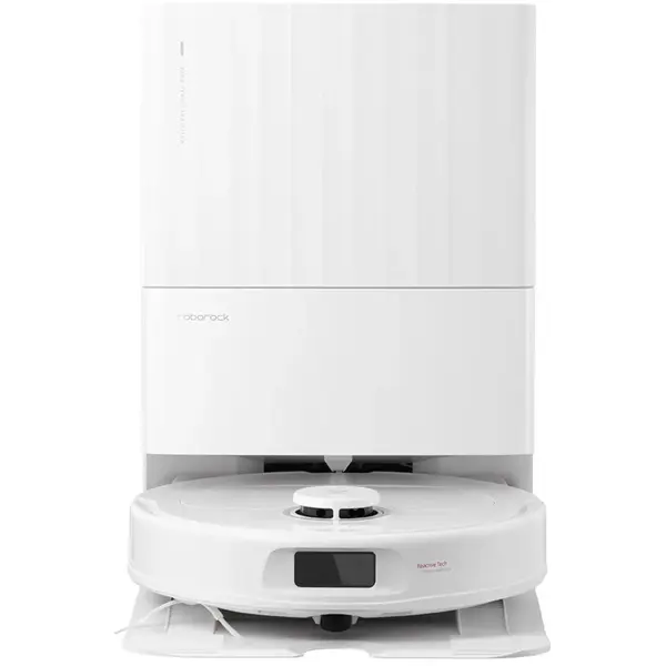 Aspirator robot Roborock Qrevo Plus QRPS02-00, 0.33l, 60W, Mapare 3D Lidar, Senzor anti-cadere, Alb