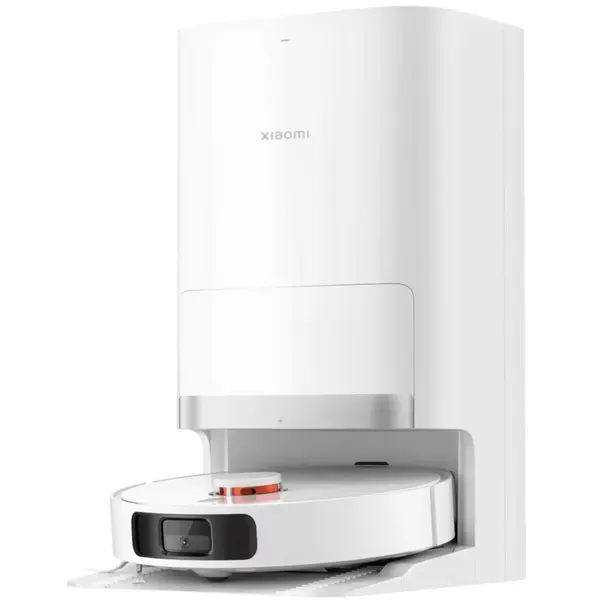 Aspirator robot Xiaomi Mi Robot Vacuum X20+, 6000 Pa, Evitare obstacole, Control vocal, Statie All-In-One, Alb