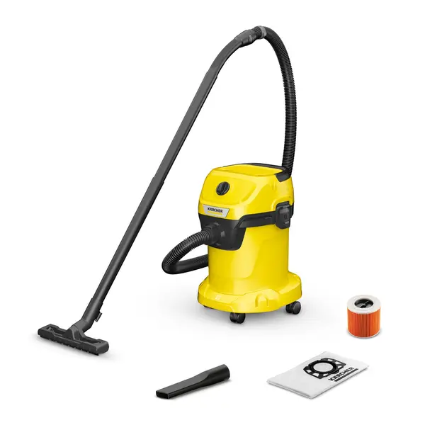 Aspirator umed și uscat Karcher – WD 3 V-17/4/20, galbena