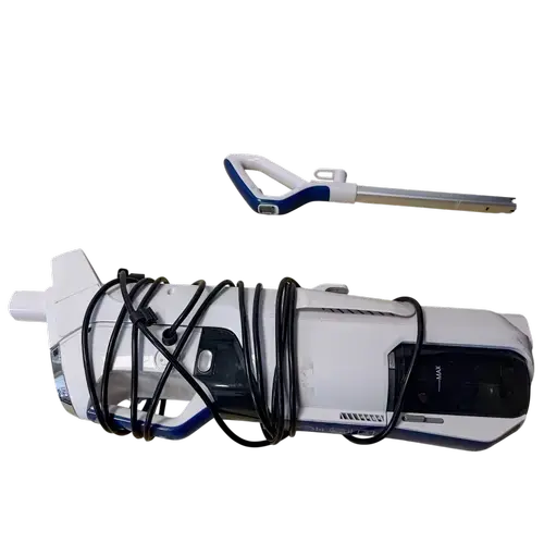 Aspirator vertical 3 in 1 cu mop Polti Vaporetto 3 Clean, 1800 W, Aspirare ciclonica, Recipient 0.5 l (Alb/Albastru)