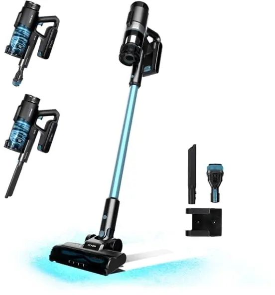 aspirator vertical 3 in 1 rockstar 1500 ray, putere 215w, 25.2v li-ion, 12kpa, autonomie 45min, rezervor 500ml