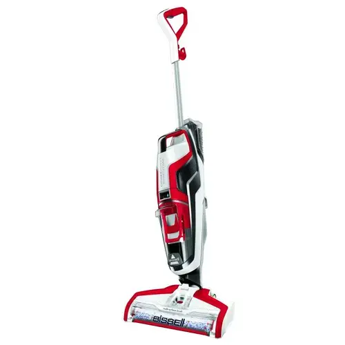 Aspirator vertical Bissell Cleaner CrossWave 3in1 22034, 560 W, Rezervor apa curata 0.82 l, Rezervor apa uzata 0.62 l, 32 AW, Umed&Uscat, 80dB, Cablu 7.6m (Rosu)