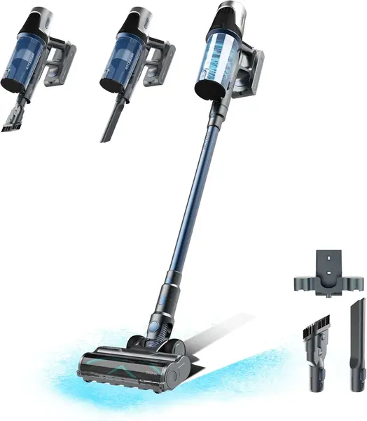 aspirator vertical cecotec conga rockstar rs50 x-treme, 400w, 120 aw, 33,6 v, acumulator 2200 mah, autonomie 60min