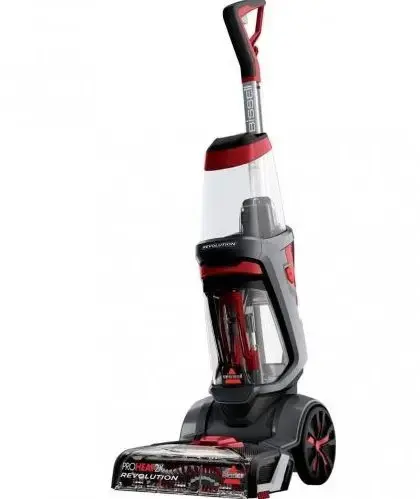 Aspirator vertical cu spalare Bissell ProHeat 2X Revolution, 800 W, Tehnologie Heatwave, Perie Dual Dirtlifter (Rosu/Gri)