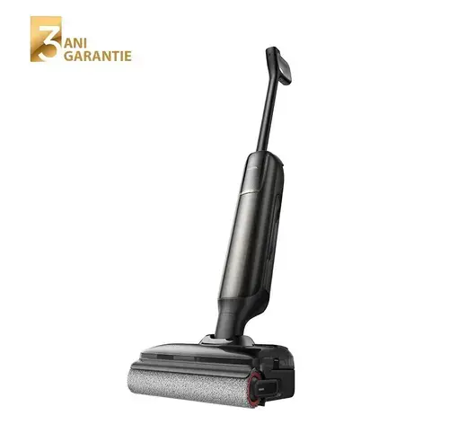 Aspirator vertical cu spalare MOVA M50 Wet&Dry, 450 W, 22000 Pa, Autonomie 46 minute, Recipient apa curata si murdara 800/700 ml (Negru)