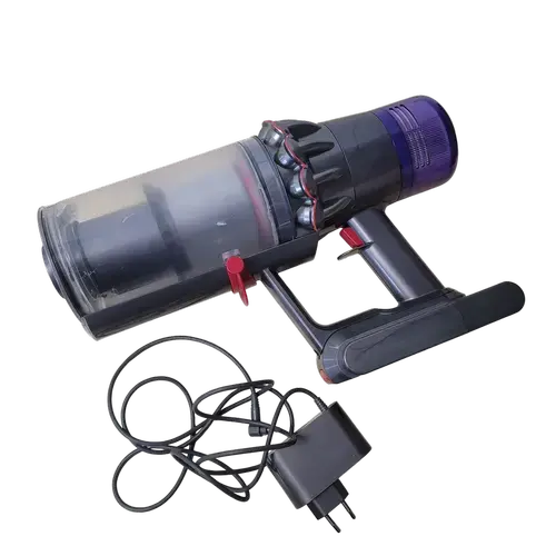 Aspirator vertical Dyson V11 Fluffy (2023), 60 minute autonomie, 0.76 L (Nichel/Rosu)