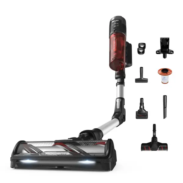 Aspirator vertical fără fir Rowenta X-Force Flex 13.60 Complete Animal RH9A93E0 150 air watts iluminare LED tub flex funcție boost capacitate