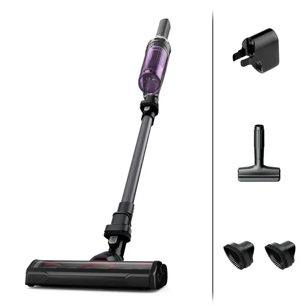 Aspirator vertical fără fir Rowenta X-Nano RH1128WO Tehnologie 2 în 1 mod de aspirator de mână autonomie max 40 min negru